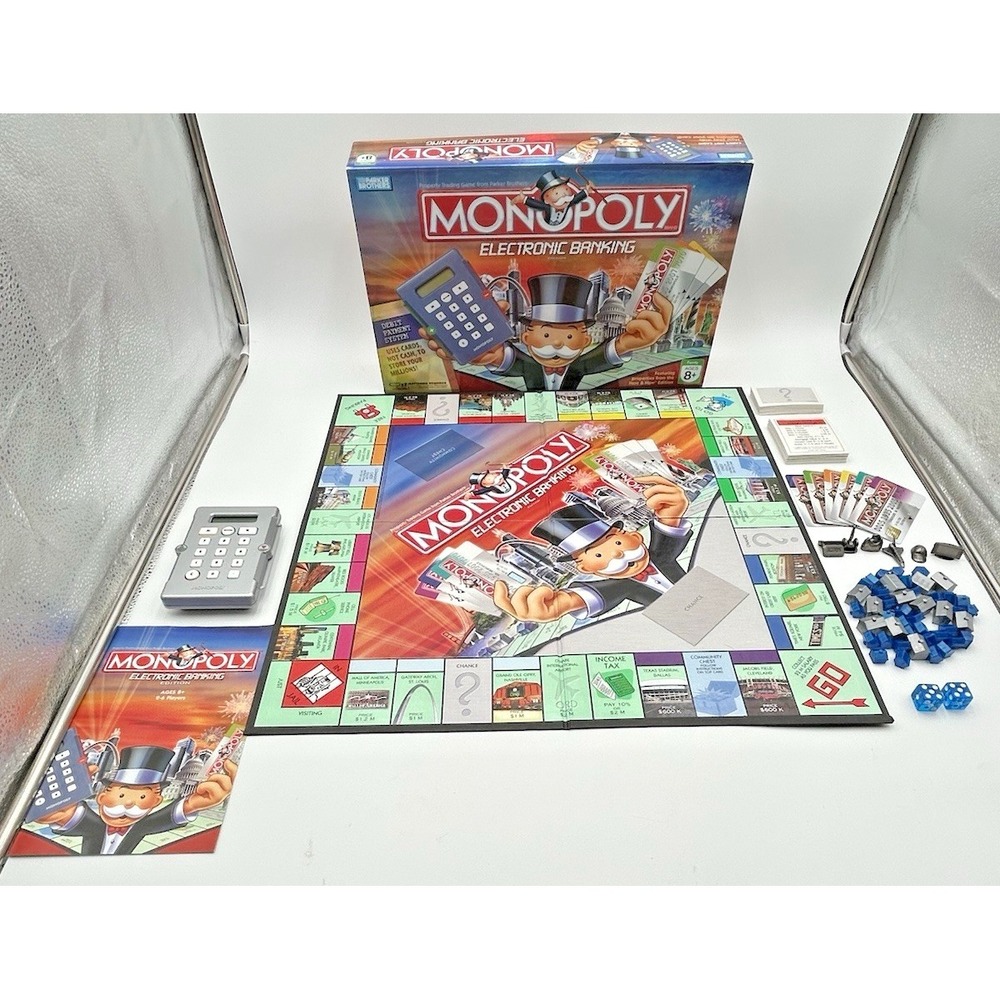 Monopoly Electronic Banking Complete Hasbro Gaming 2007 Tested Works